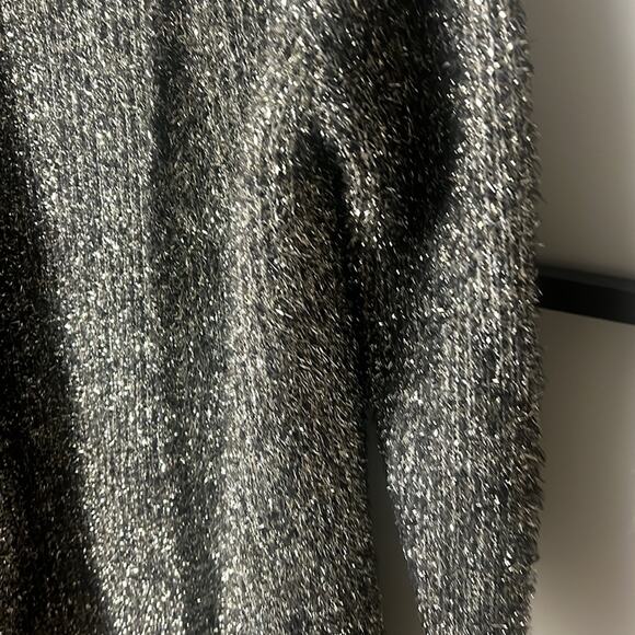 Zero Degrees Celsius Metallic Cardigan Sweater Size Small - Picture 3 of 9